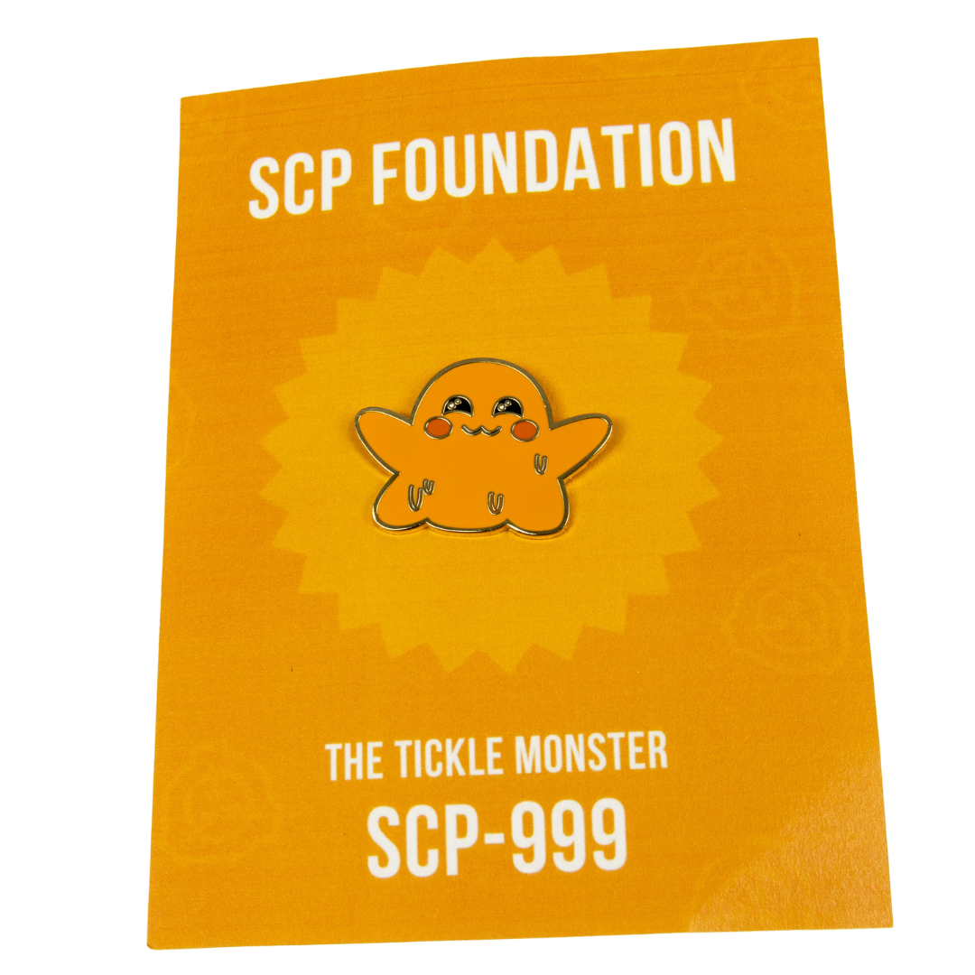Tickle Monster SCP 999 Hard Enamel Gold Pin 