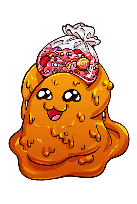 SCP-999 Tickle Monster Vinyl Sticker – Newscape Studios